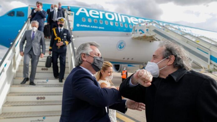 Alberto Fernández - gira