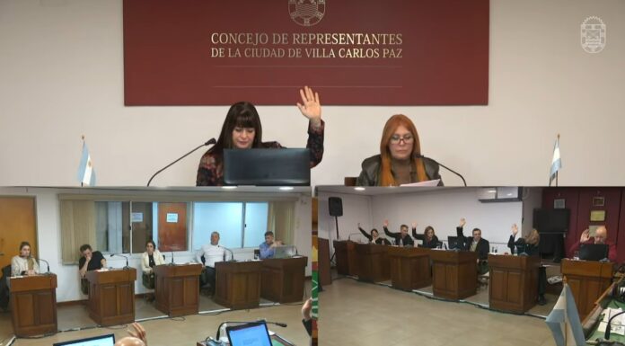 Concejo - voto aumento tasas julio