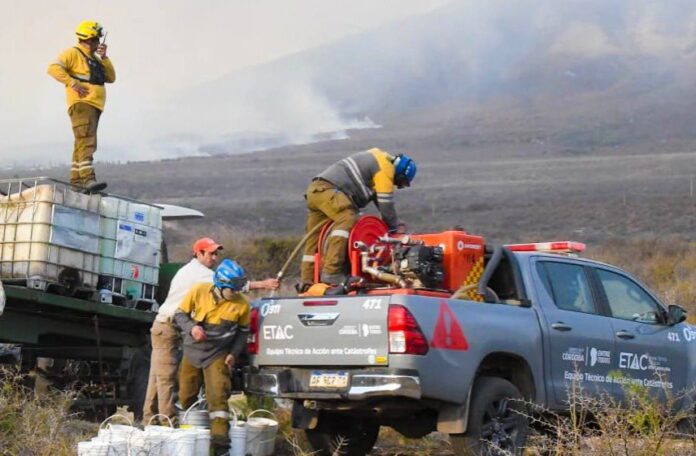 Incendio - bomberos - ETAC