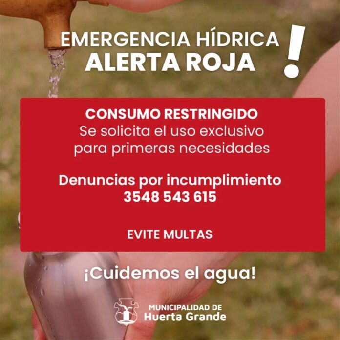 Huerta Grande - Alerta Roja