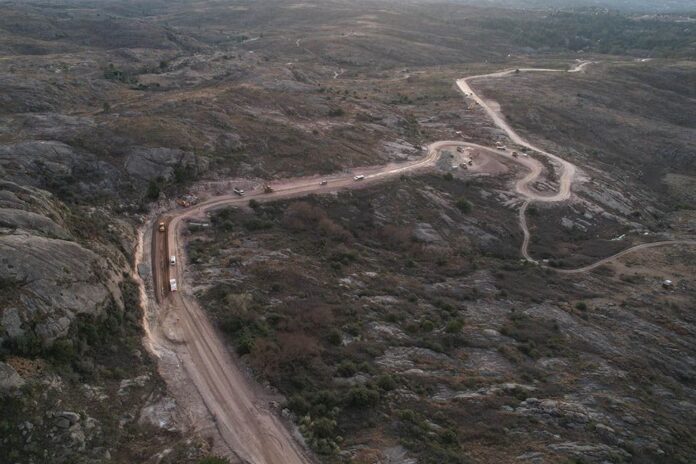 Tanti - pavimentación Ruta 28