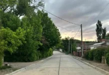Calle Alberdi ya cuenta con nuevo hormigonado y mejor conectividad en Tanti