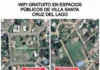 Conectividad gratuita en espacios públicos de Villa Santa Cruz del Lago