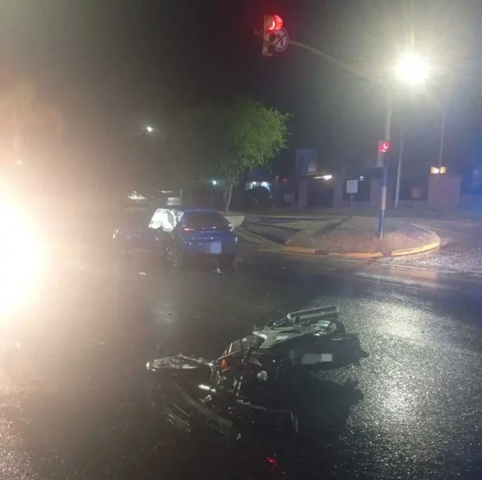 Accidente moto Cárcano