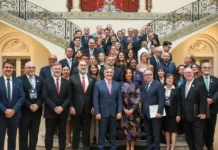 Ante más de 50 líderes mundiales, Llaryora inauguró el “Intercambio para la Competitividad de las Américas” impulsado por OEA