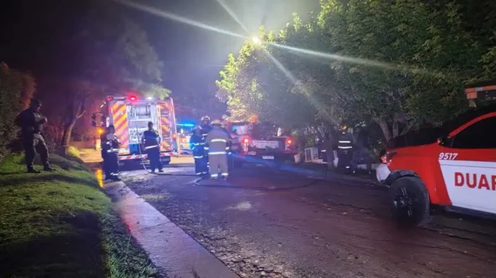 Incendio casa El Fantasio