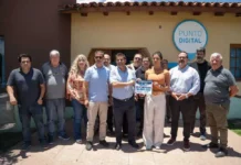 Valle Hermoso recibió aportes provinciales para fortalecer su centro comercial a cielo abierto