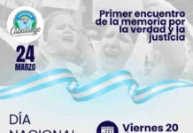 Cabalango realizará el Primer Encuentro de la Memoria por la Verdad y la Justicia con actividades artísticas y testimoniales