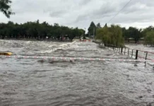 Importantes crecidas en los afluentes del lago San Roque y cortes preventivos en Villa Carlos Paz
