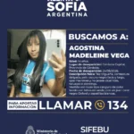 La búsqueda de Agostina Vega se concentra en Córdoba y el único detenido seguirá preso en Bouwer