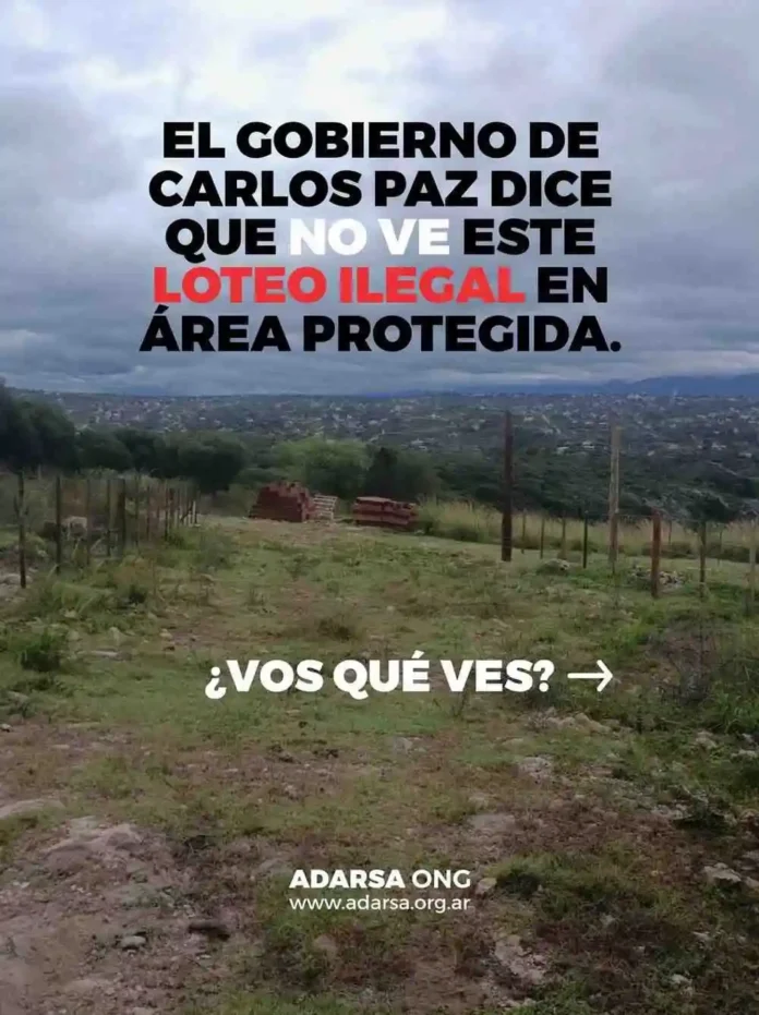 Adarsa- Denuncia Loteo