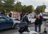 Choque en cadena en bulevar Sarmiento: dos conductores fueron trasladados al Hospital Municipal