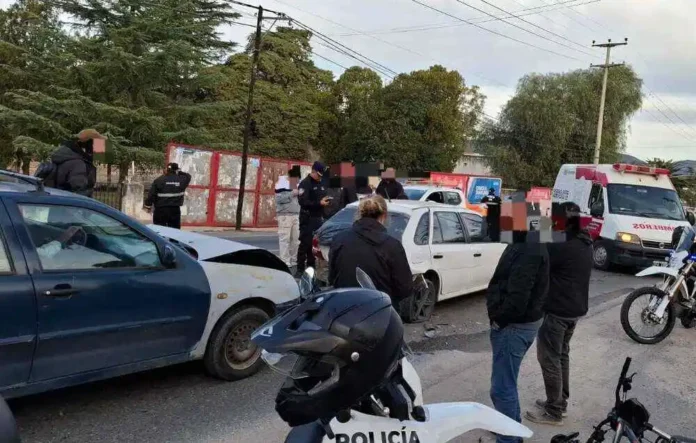 Choque en cadena Bv Sarmiento