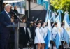 Llaryora encabezó el Día de la Bandera en Bell Ville y pidió “menos grieta y más acuerdos”