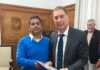 Spadoni presentó proyectos para Valle Hermoso ante el ministro del Interior Diego Santilli