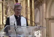 García Cuerva reclamó unidad y honestidad ante Milei en el Tedeum del 9 de Julio