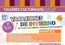 Vacaciones de invierno: Cabalango suma arte, música y creatividad en el SUM Comunal