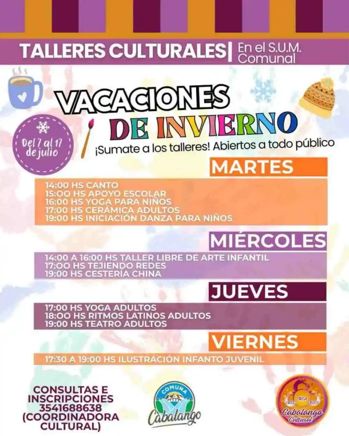 Cabalango - Talleres culturales