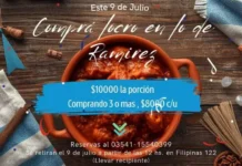 Los Ramírez preparan su tradicional locro para celebrar el 9 de Julio