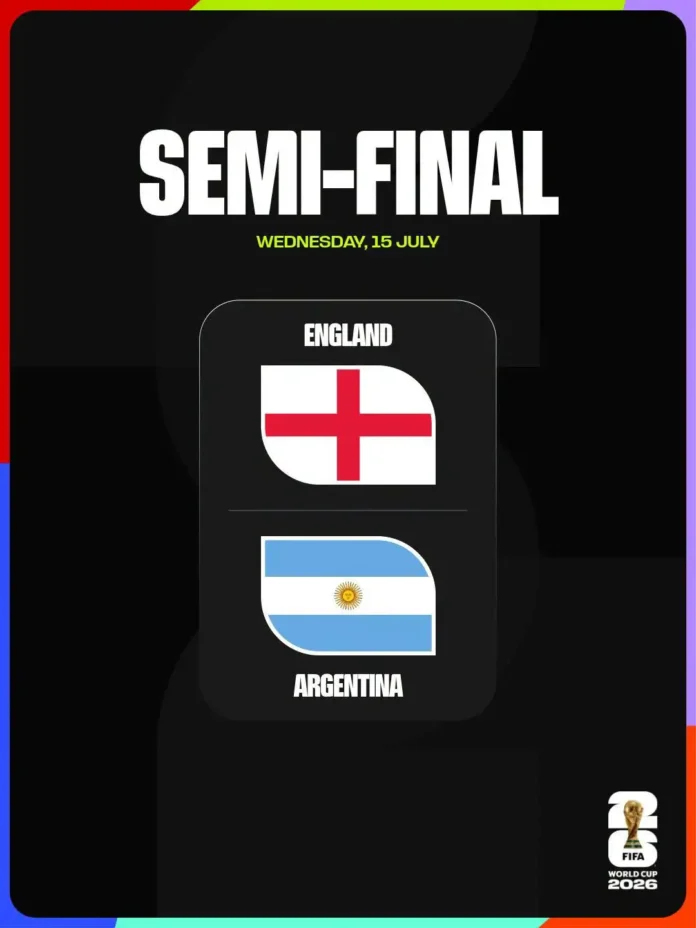 Mundial 2026 - Argentina vs Inglaterra