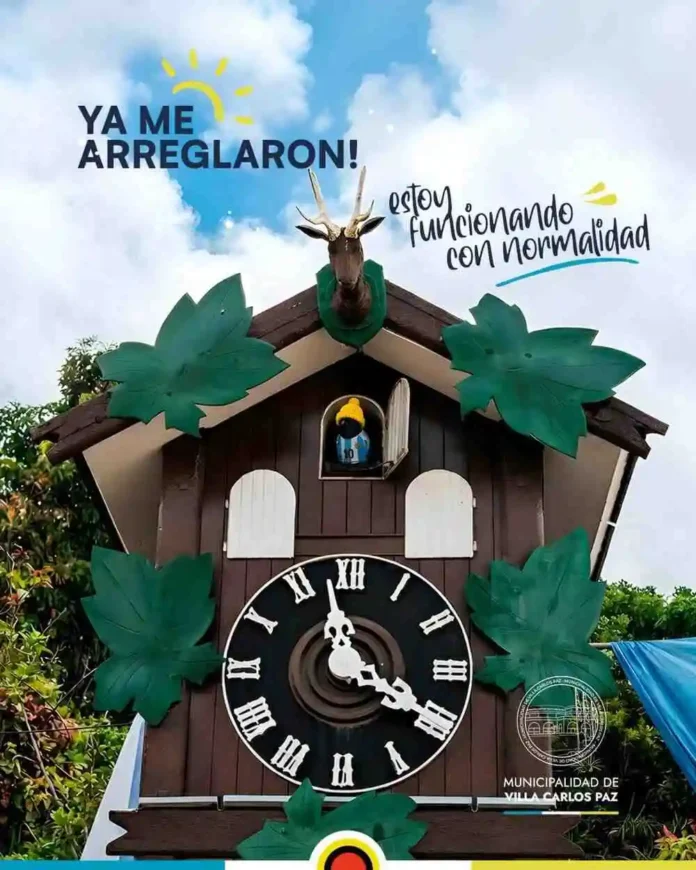 Reloj Cucú reparado