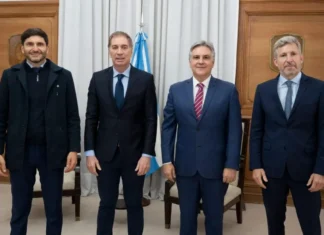 Llaryora se reunió con Santilli y los gobernadores de la Región Centro en Casa Rosada