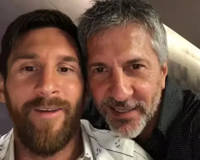 Messi con su padre