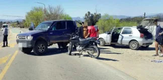 Accidente en Tanti: dos jóvenes fueron trasladados al Hospital Domingo Funes