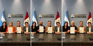 Punilla: la Provincia firmó sendos convenios para avanzar con nuevas viviendas en cuatro localidades