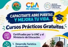 Córdoba Me Capacita llega a Icho Cruz con cuatro propuestas gratuitas
