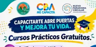Córdoba Me Capacita llega a Icho Cruz con cuatro propuestas gratuitas