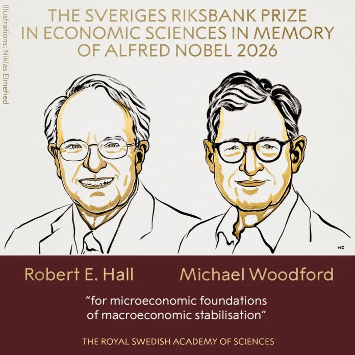 Nobel de Economía 2026 - Robert E. Hall y Michael Woodford