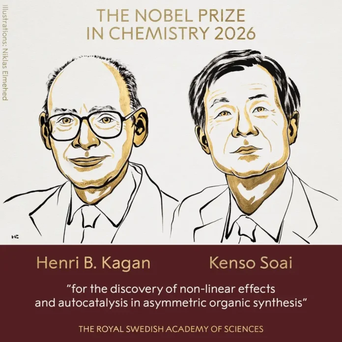 Nobel de Química 2026 - Henri B. Kagan y Kenso Soai